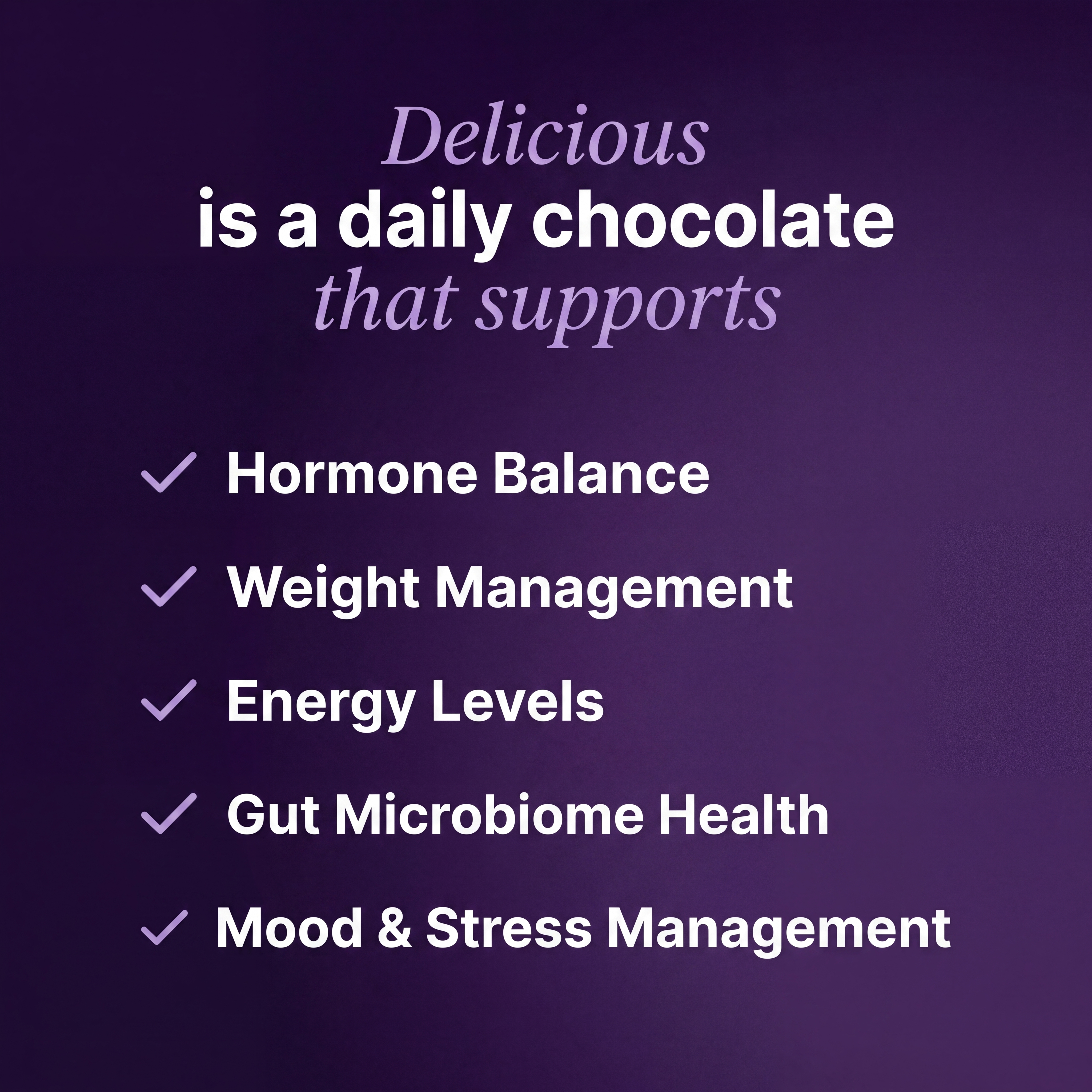 Hormonal Balance Chocolate